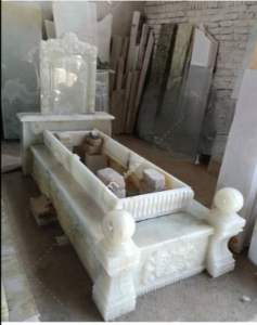 سنگ قبر مرمر نباتی