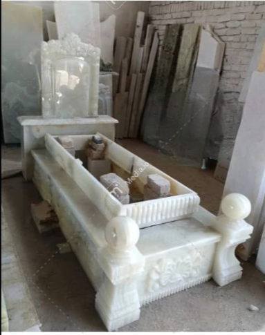 سنگ قبر مرمر نباتی