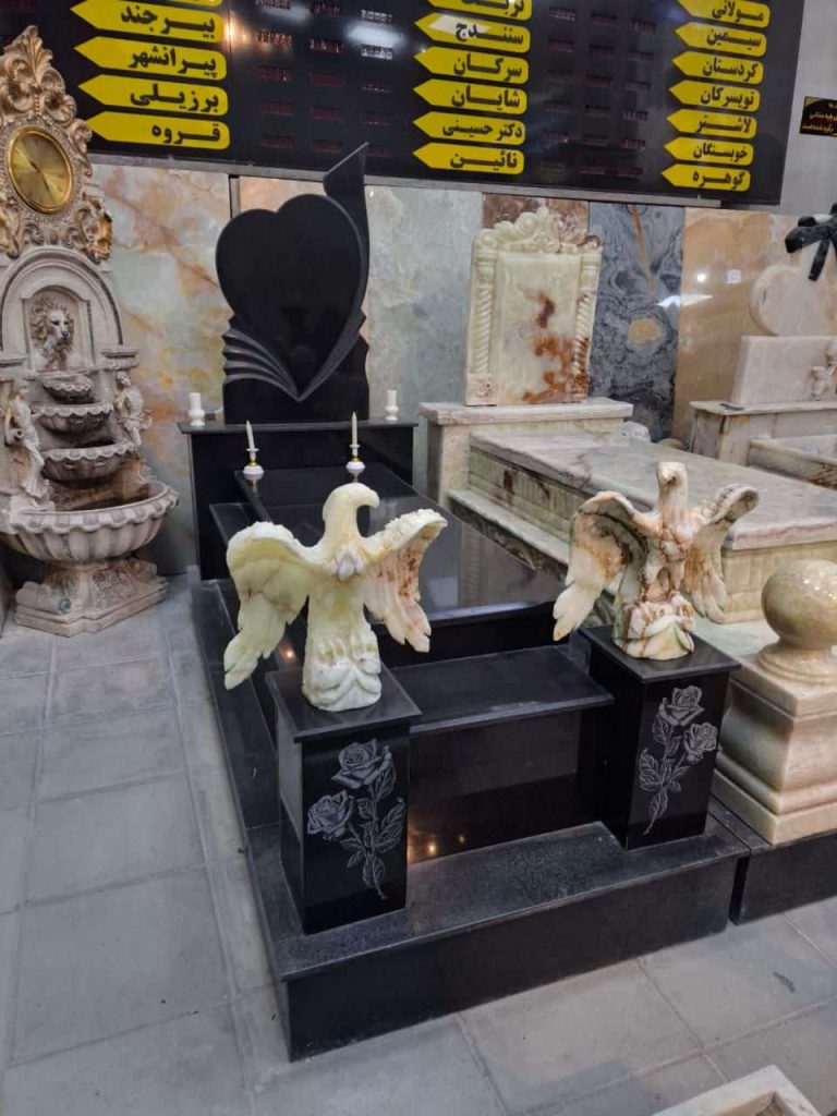 سنگ قبر مشکی لاکچری